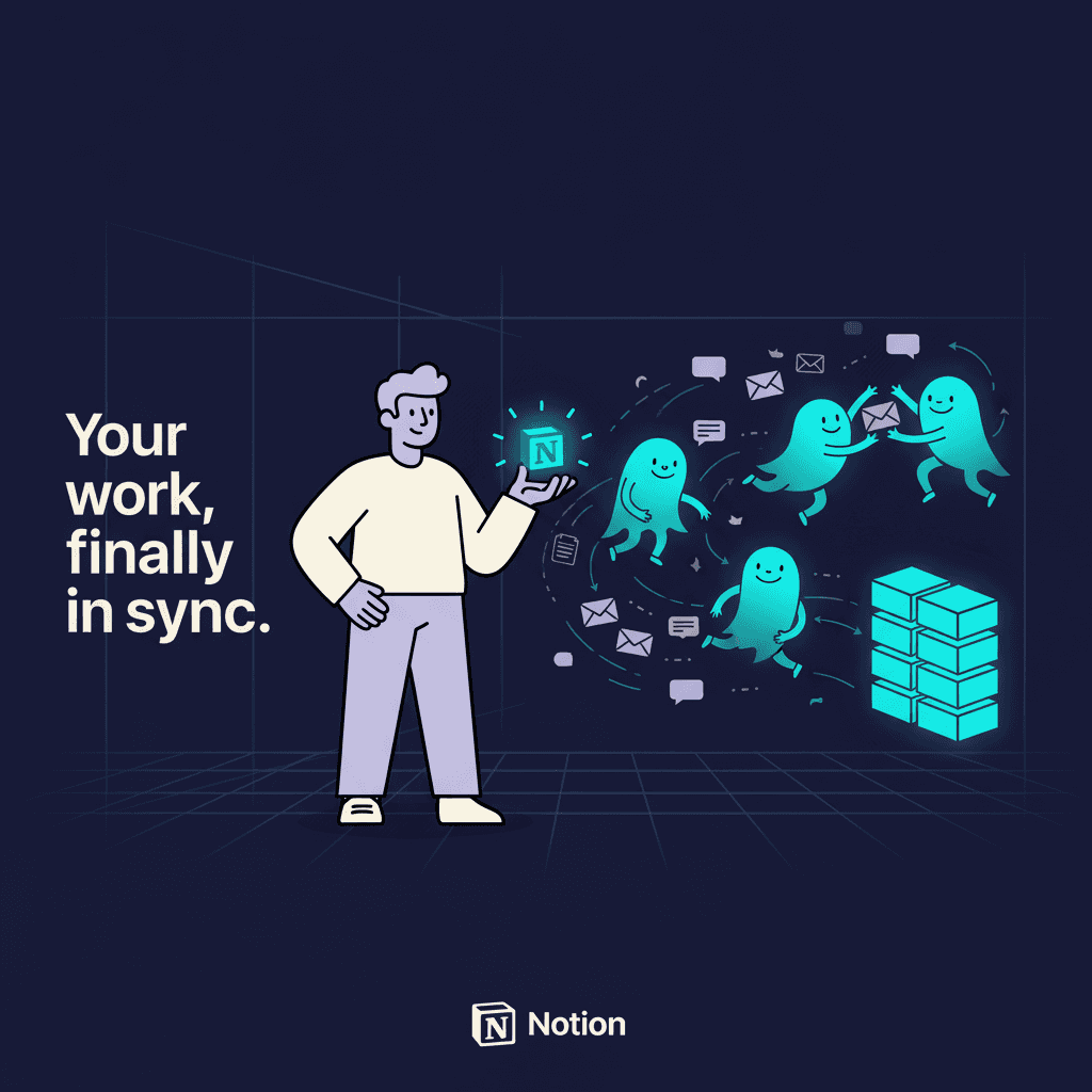 Example Notion social post generated by 0layers