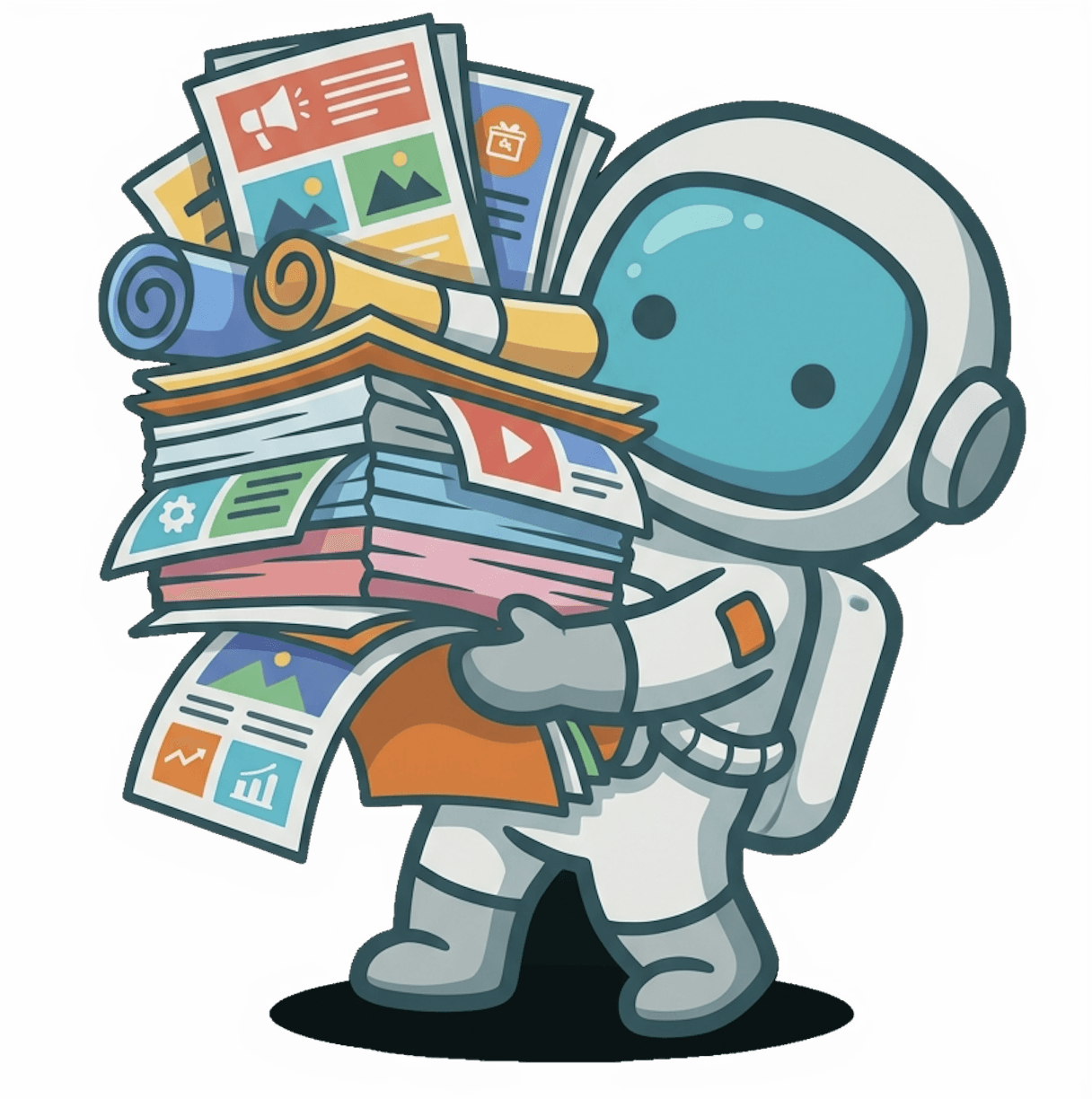 On-brand social media content being fed into your feed