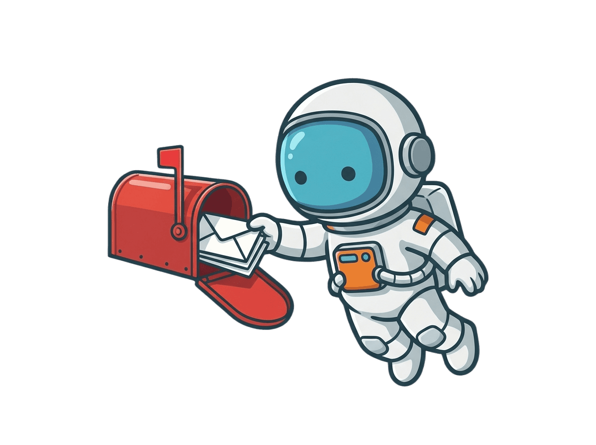 0layers mascot posting finished social content